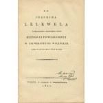 [MICKIEWICZ Adam] - Do Joachima Lelewela, z okoliczności rozpoczęcia kursu historyi powszechney w Uniwersytecie Wileńskim, dnia 6 stycznia 1822 roku [1928] [pierwsze wydawnictwo Towarzystwa Bibliofilów w Toruniu]