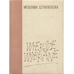 SZYMBORSKA Wisława - Wiersze wybrane [wydanie pierwsze 1964] [okł. Aleksander Stefanowski] [AUTOGRAF I DEDYKACJA]