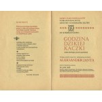 JANTA Aleksander - Godzina dzikiej kaczki. Mała antologia poezji japońskiej [Essex 1966] [Oficyna Stanisława Gliwy]