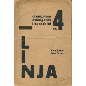 Linja. Czasopismo awangardy literackiej. Nr 4 z października 1932 roku [Brzękowski, Przyboś, Miłosz, Bujnicki, Czuchnowski]