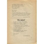 Linja. Czasopismo awangardy literackiej. Nr 1 z maja 1931 roku [Przyboś, Brzękowski, Czuchnowski, Elin, Kurek]