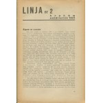 Linja. Czasopismo awangardy literackiej. Nr 2 z października 1931 roku [Brzękowski, Przyboś, Czuchnowski, Kurek]