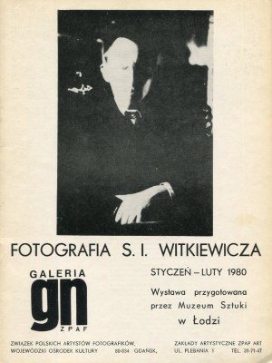 WITKIEWICZ Stanisław Ignacy - Fotografia. Katalog wystawy [1980]