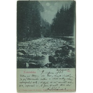 [pocztówka] TATRY. (Dolina) Kościeliska [1899]