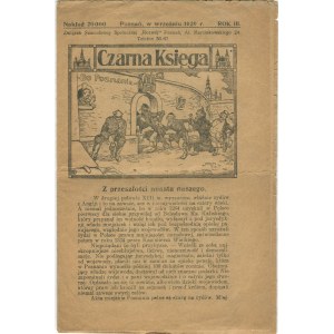 Czarna Księga. Poznań we wrześniu 1929 r. Związek Samoobrony Społecznej Rozwój [broszura antysemicka]