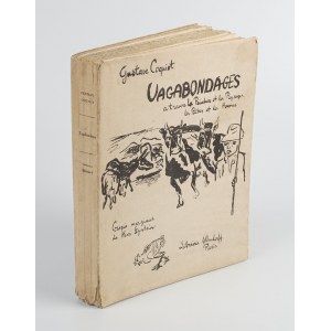 COQUIOT Gustave - Vagabondages. A travers, la peinture et les paysages, les bêtes et les hommes [wydanie pierwsze Paryż 1921] [il. Henryk Epstein]