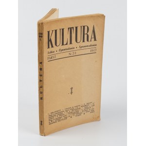 Kultura. Nr 2-3 [Paryż 1947 [Czapski, Vincenz, Wraga]