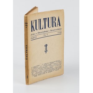 Kultura. Nr 4 [Paryż 1948] [Orwell, Camus, Czapska, Norwid]