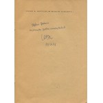 BARTELSKI M. Lesław - Przeciw zagładzie [1948] [AUTOGRAF I DEDYKACJA]