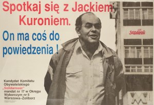 [plakat] BOKIEWICZ Jan - Plakat wyborczy. 