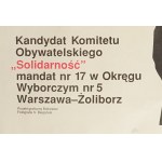 [plakat] BOKIEWICZ Jan - Plakat wyborczy. Solidarność 1989. Spotkaj się z Jackiem Kuroniem