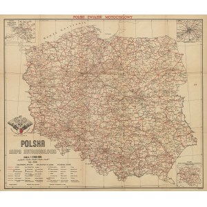 [mapa] Polska mapa automobilowa [ok. 1946]