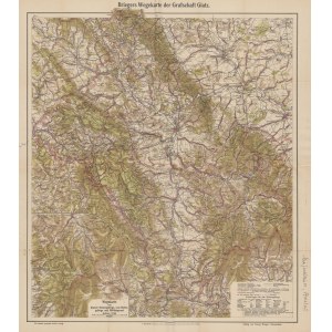[mapa] GAEBLER Friedrich - Kłodzko [Briegers Wegekarte der Grafschatz Glatz] [1929]