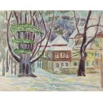 Stanisław KOPYSTYŃSKI (1893-1969) , Kudowa Zdrój zimą, 1968