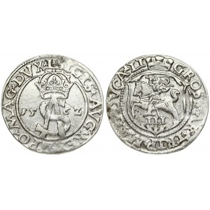 Lithuania 3 Groszy 1562 Vilnius. Sigismund II Augustus (1545-1572) - Lithuanian coins Vilnius; variety Knight in shield...