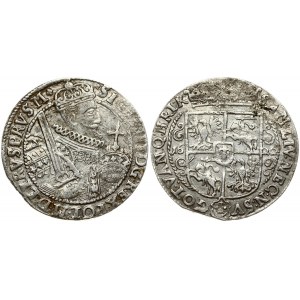 Poland 1 Ort 1622 PRVS:M Bydgoszcz. Sigismund III Vasa (1587-1632). Obverse: Crowned half-length figure right. Reverse...