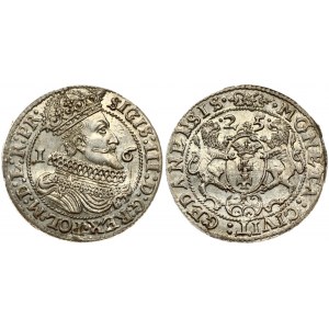 Poland Gdansk 1 Ort 1625 Sigismund III Vasa (1587-1632). Obverse Lettering: SIGIS III D G REX POL M D L R PR...