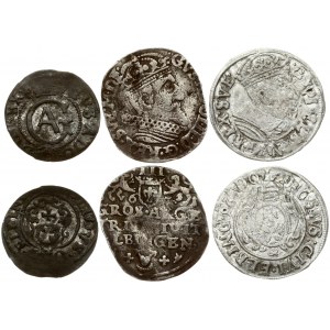 Poland ELBING 1 Solidus & 1-3 Groszy (1630-1631) Gustavus Adolphus(1611-1632). SWEDISH OCCUPATION. Obverse...