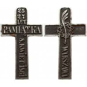 Poland Iron Cross (1861) Warsaw. Refers to Patriotic demonstrations that took place in Warshaw on February 25...