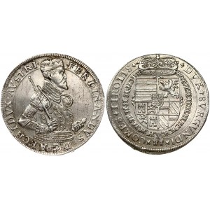 Austria 1 Thaler (1577-1595) Hall. Ferdinand (1564-1595).  Obverse...