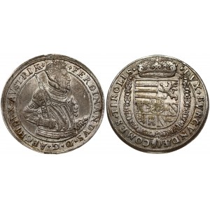 Austria Tyrol 1 Thaler (1577-1595) Hall. Ferdinand II Archduke (1564-1595). Obverse: Half portrait of Ferdinand II...