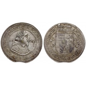 Austria 1 Thaler 1622 Hall. Leopold V Archduke of Austria (1619-1632) Obverse :Bare-headed bust right. Reverse...