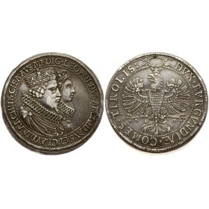 Austria Tyrol 2 Thaler ND (1619-1632) Leopold V and Claudia Regency. Leopold V (1619-1632). Obverse...