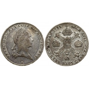 Austrian Netherlands 1 Kronenthaler 1794 B Franz II (I) (1792-1835) Obverse: Laureate bust right, mintmark below...