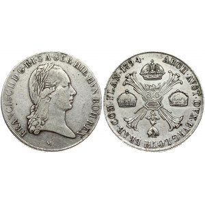 Austrian Netherlands 1 Kronenthaler 1794 M Franz II (I) (1792-1835) Obverse: Laureate bust right, mintmark below...