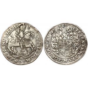 Germany  Mansfeld-Friedeburg 1 Thaler 1594 BM Peter Ernst I &  Bruno II & Gebhard VIII & Johann Georg IV(1587-1601)...