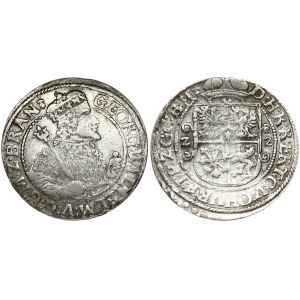 Germany Brandenburg-Prussia 1 Ort 1622 Georg Wilhelm(1619–1640). Obverse: Georg Wilhelm to the right; holding scepter...