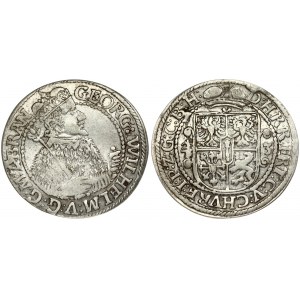 Germany Brandenburg-Prussia 1 Ort 1623 Georg Wilhelm(1619–1640). Obverse: Georg Wilhelm to the right; holding scepter...