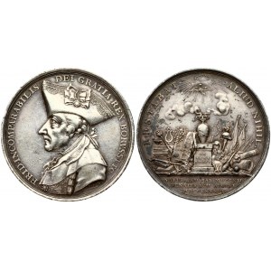 Germany Medal 1786 Frederick the Great 1740 — 1786. Silver medal 1786 by J. G. Haltzhey. Weight approx: 26.67 g...