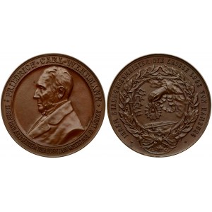 Germany Hamburg Masonic Medal (1898) Friedrich Carl Wehrmann; Grand Master. Obverse...