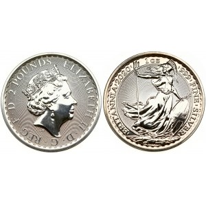 Great Britain 2 Pound 2020 Elizabeth II(1952-). Obverse: Fifth crowned portrait of HM Queen Elizabeth II right...