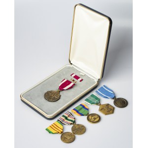 USA & UN 6 Awards Medal (20th century) (Meritorius medal in case; For military service; Vietnams service...