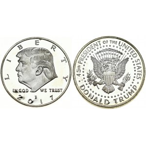 USA Token 2017 President Donald Trump Inaugural EAGLE Commemorative Novelty Coin...