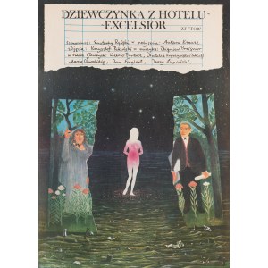 Plakat - Dziewczynka z hotelu Excelsior, 1988 r. - proj. Henryk WANIEK (ur. 1942 r.)