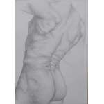 Aleksandra Pawlowska (b. 2001), Nudes, diptych, 2021