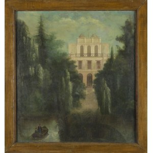AN UNKNOWN ARTIST, ASTRONOMIC OBSERVATORY IN THE BOTANIC GARDEN AT WESOŁA