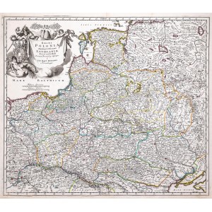 Johann Baptist Homann, Regni Poloniae Magnique Ducatus Lithuaniae...