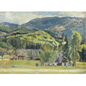 Antoni Soldinger (1882 lub 1885 – 1942), Pejzaż podgórski, 1930 r.