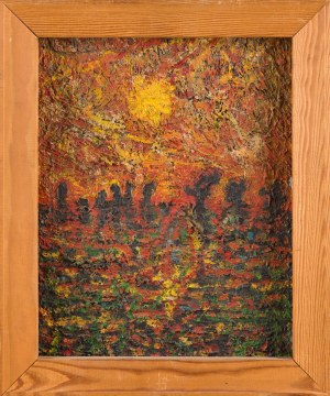 Maciej BENNEWICZ (ur. 1961), Impresja na motywach Vincenta van Gogha, 1990