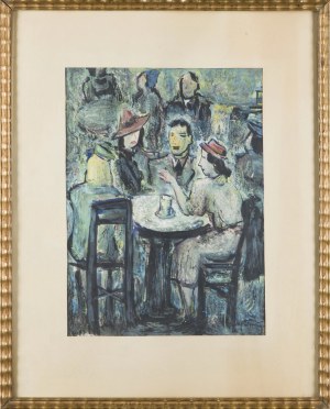 Maksymilian FEUERRING (1896 - 1985), W kawiarni