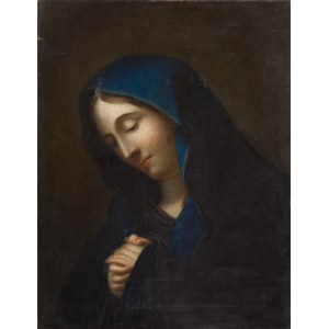 Malarz nieokreślony, XIX w., Madonna wg Carlo Dolci (1616 - 1686)