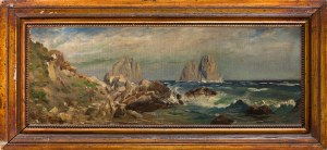 Otto SERNER (1857 - 1929), Capri – Skaliste wybrzeże