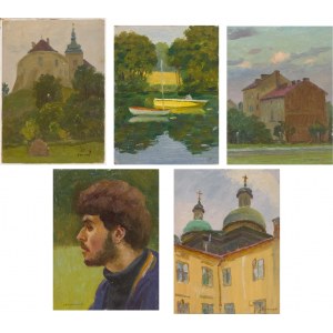 Siergiej NIKIFOROW (1920-2005), Zestaw pięciu prac, 1980 - 1985