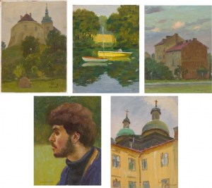 Siergiej NIKIFOROW (1920-2005), Zestaw pięciu prac, 1980 - 1985