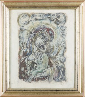 Zdzisław LACHUR (1920 - 2007), Madonna z Dzieciątkiem