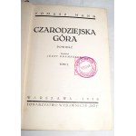 MANN - CZARODZIEJSKA GÓRA t.1-4 (komplet) wyd.1 z 1930r.